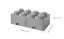 LEGO® Boîte de rangement 8 avec tiroirs - gris