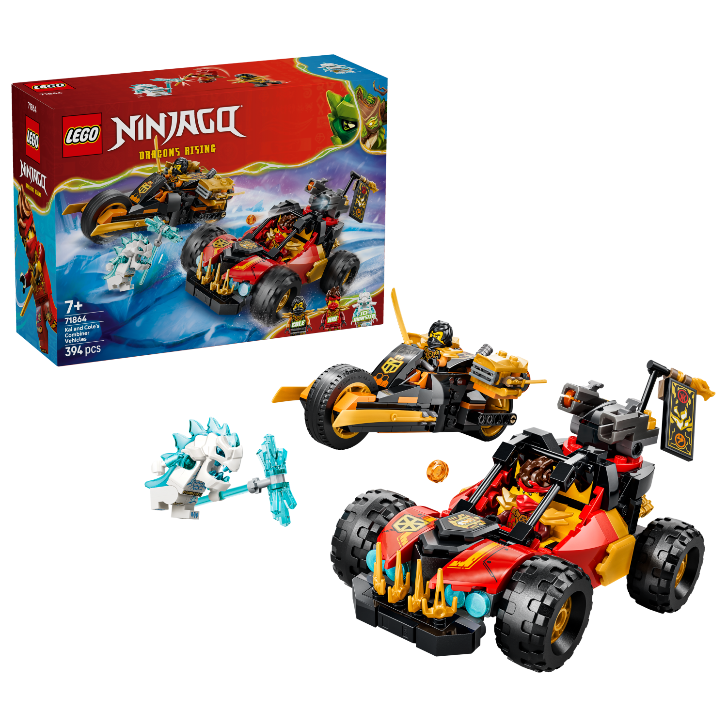 LEGO® Ninjago 71864 Kai and Cole's Combiner Vehicles | KITSTORE.cz