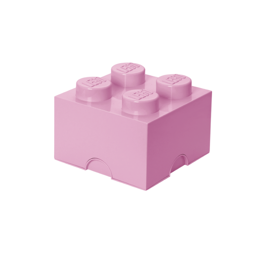 LEGO® Caixa de arrumação 4 - rosa claro