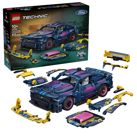 LEGO® Technic 42236 Custom Garage Ford Mustang GT Car