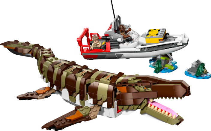 LEGO® Jurassic World 76974 L’attacco del Mosasauro in mattoncini