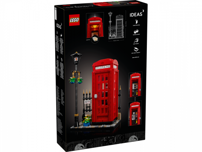 LEGO® Ideas 21347 Cabine téléphonique londonienne