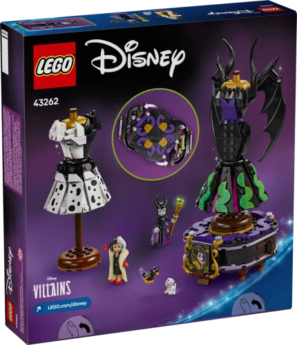 LEGO® Disney™ 43262 Les robes de Maléfique et Cruella D’Enfer