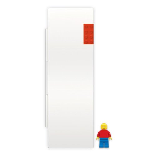 LEGO® Estojo de lápis com minifigura, vermelho