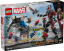 LEGO® Marvel 76314 Amerika Kapitány: Polgárháború csatajelenet