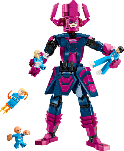 LEGO Marvel 76316 Fantastická čtyřka vs. sestavitelná figurka Galactuse