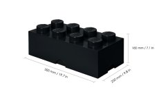 LEGO® Aufbewahrungsbox 8 - schwarz
