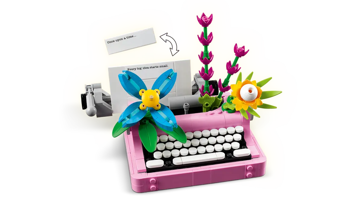LEGO® Creator 3-in-1 31169 Typewriter with Flowers