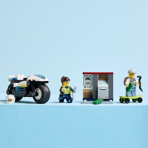 LEGO® City 60455 Perseguição com Mota da Polícia