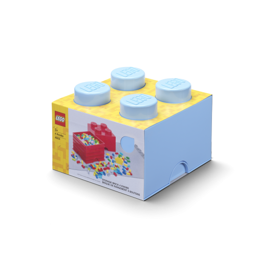 LEGO® Boîte de rangement 4 - bleu clair