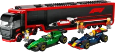 LEGO® City 60445 F1®-es kamion, RB20 és AMR24 F1®-es autókkal