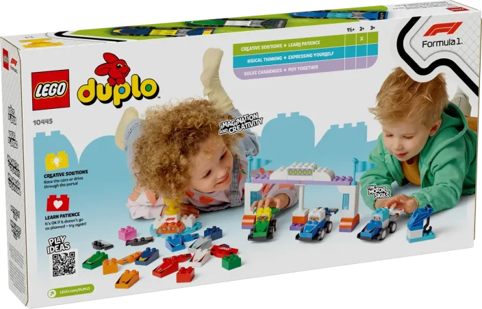 LEGO® DUPLO® 10445 F1® Team Rennautos mit Rennfahrern