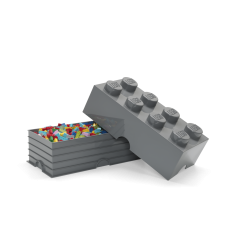 LEGO® Pudełko do przechowywania 8 - ciemnoszary