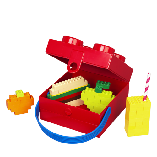 LEGO® boîte avec poignée - bleu