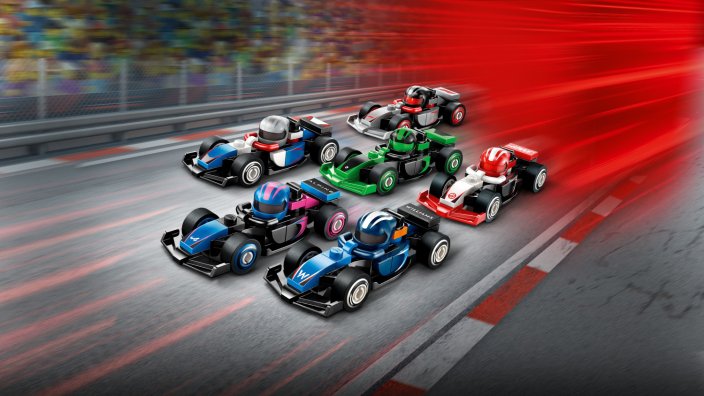 LEGO® Minifigúrky 71049 Zberateľské pretekárske autá F1® - box - 36 ks