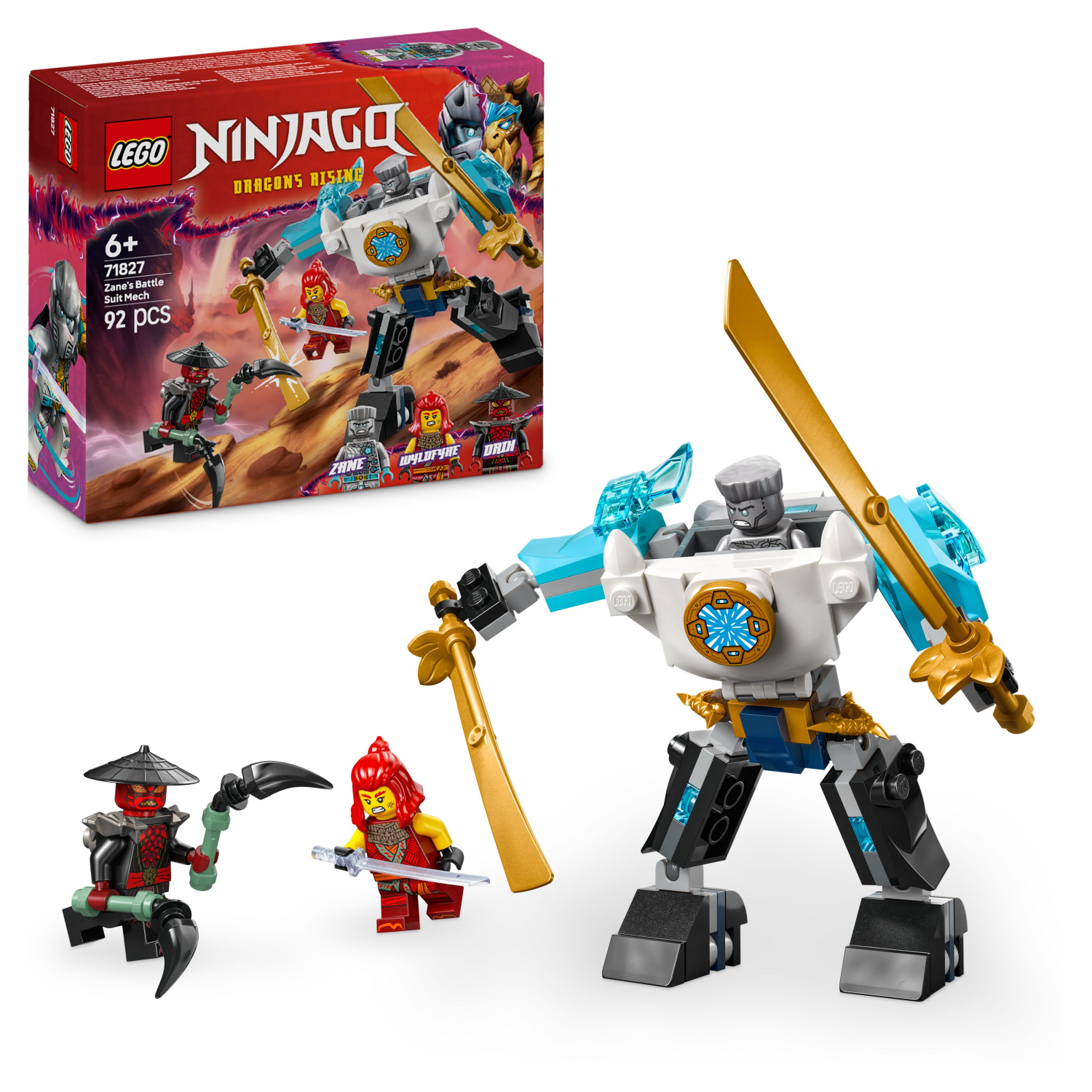 LEGO® Ninjago® 71827 Costumul robot de luptă al lui Zane | KITSTORE.cz