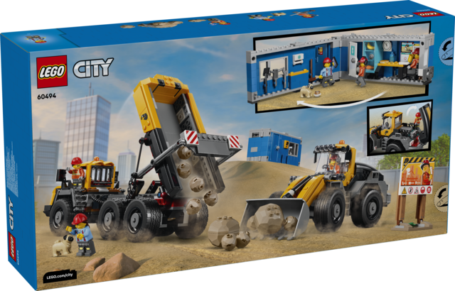 LEGO® City 60494 Kipplaster und Schaufellader