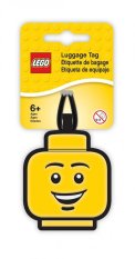 LEGO® Iconic Namensschild für Gepäck - Jungenkopf