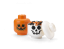 LEGO® Testa contenitore (misura S) - zucca