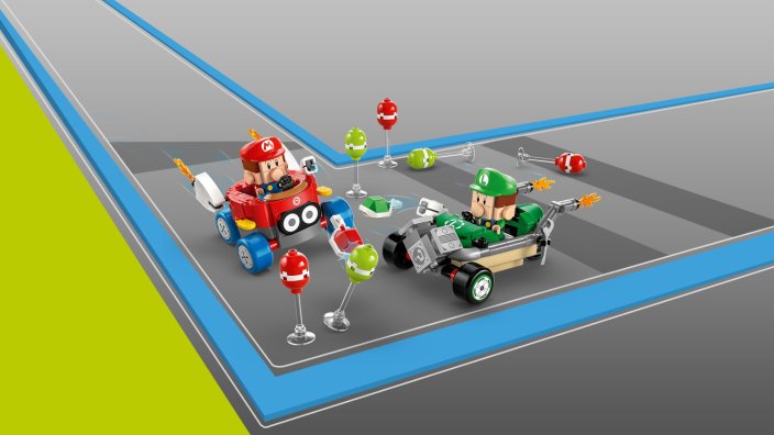 LEGO® Super Mario™ 72034 Mario Kart™ - Mario Bebé contra Luigi Bebé