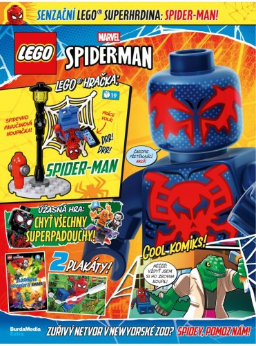 KOMIKS LEGO® MARVEL AVENGERS 07/2025 - Minifigurka Spider Man