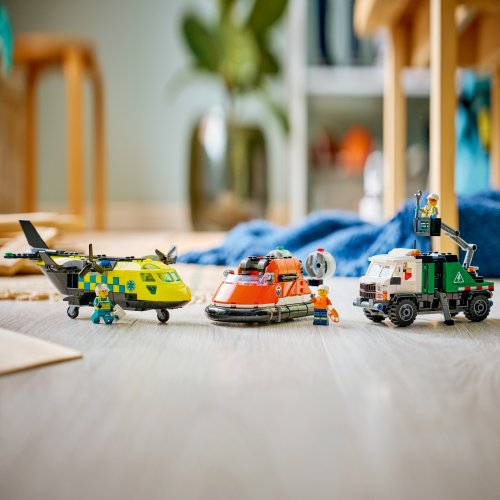 LEGO® City 60505 Vliegtuig, servicewagen en hovercraft remix