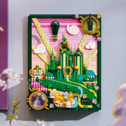 LEGO® Wicked 75685 Emerald City Wandkunst