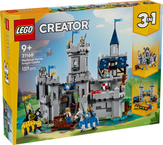 LEGO® Creator 3 w 1 31168 Średniowieczny zamek rycerzy konnych