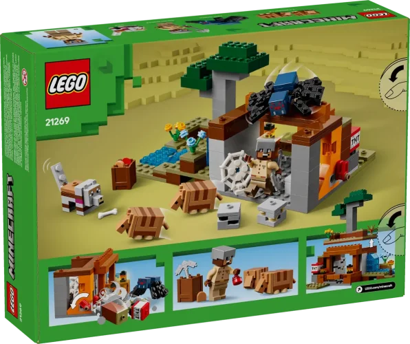 LEGO® Minecraft® 21269 Die Expedition zur Gürteltiermine