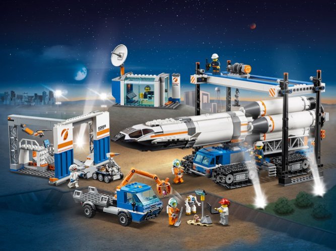LEGO® City 60229 Montáž a přeprava vesmírné rakety - poškozený obal