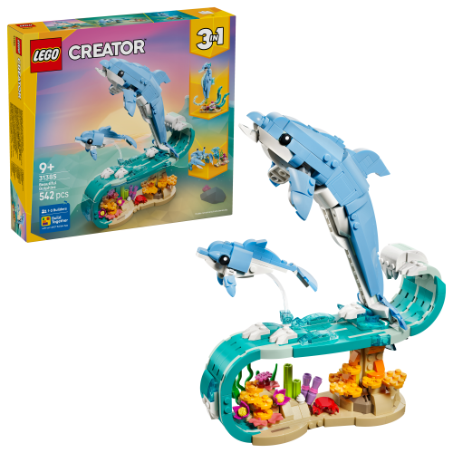 LEGO® Creator 31385 Animaux marins : les beaux dauphins