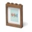 LEGO® cadre photo en bois (chêne - teinté foncé)