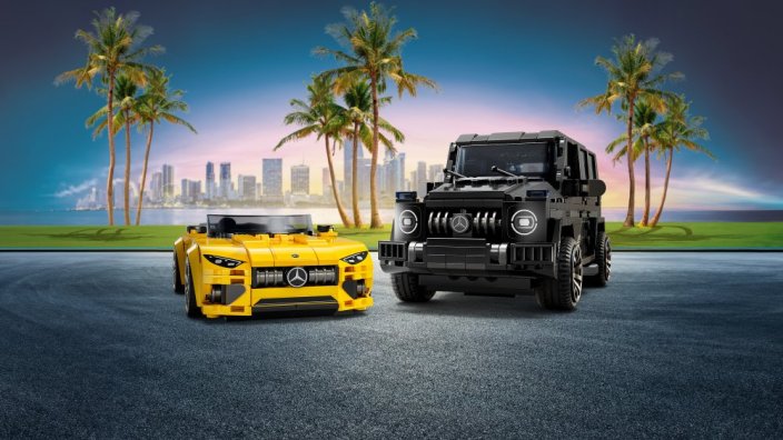 LEGO® Speed Champions 76924 Mercedes-AMG G 63 et Mercedes-AMG SL 63