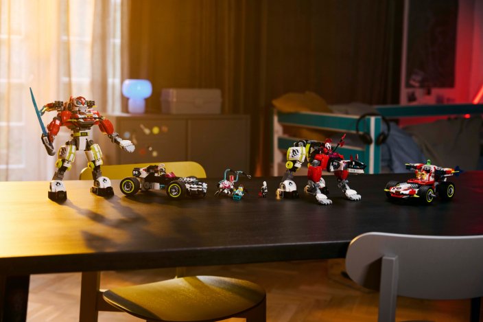 LEGO® DREAMZzz™ 71497 Cooper tigrisrobotja és Zero hot rod autója