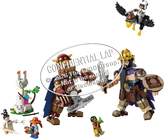LEGO® ONE PIECE 75644 Dorry vs. Brogy – A Kicsi Kert óriásai