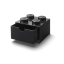 LEGO® stolik box 4 z szufladą - czarne