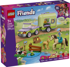 LEGO® Friends 42695 Pferd und Fohlen mit Pferdeanhänger