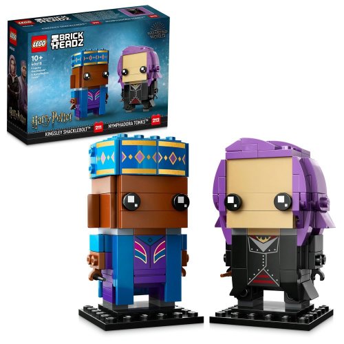 LEGO® BrickHeadz 40618 Kingsley Shacklebolt™ et Nymphadora Tonks™