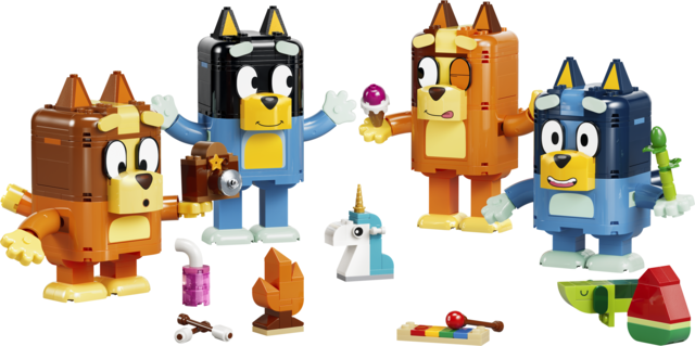 LEGO® Bluey 11217 Família da Bluey Construída com Peças