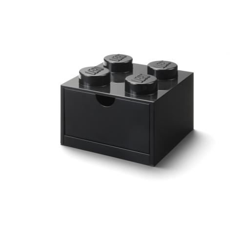 LEGO® stolik box 4 z szufladą - czarne