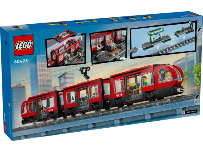 LEGO® City 60423 Tramwaj miejski ze stacją