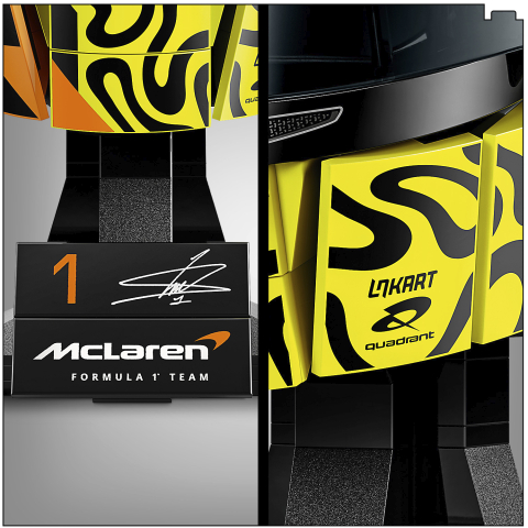 LEGO® F1 43023 McLaren Mastercard F1® Team Casque de Lando Norris