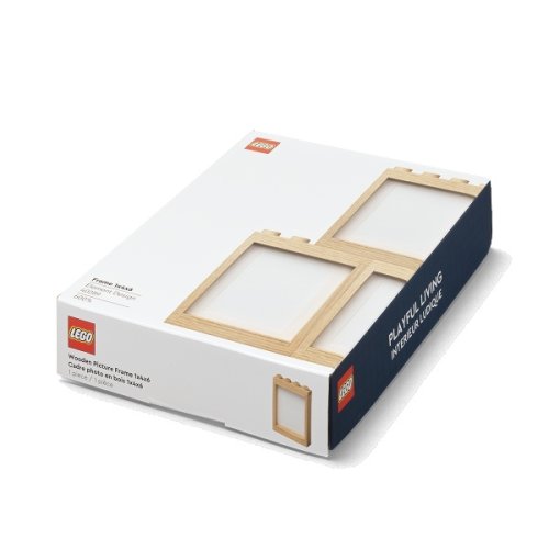 LEGO® Bilderrahmen aus Holz (Eiche - seifenbehandelt)