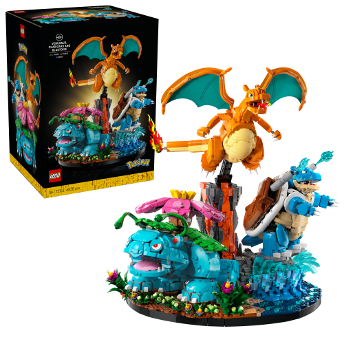LEGO® LEGO® Pokémon™ 72153 Florizarre, Dracaufeu et Tortank