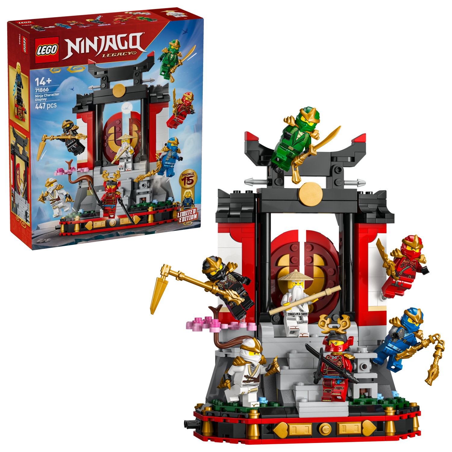 @セット LEGO® NINJAGO® 71866 Model pentru etalare cu personaje ninja la a