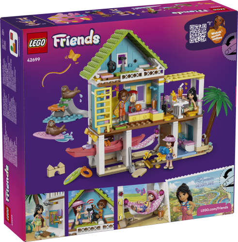 LEGO® Friends 42699 Casa sulla spiaggia con foche