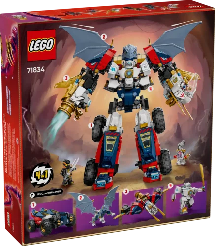 LEGO® Ninjago® 71834 Zanes Ultra-Kombi-Mech