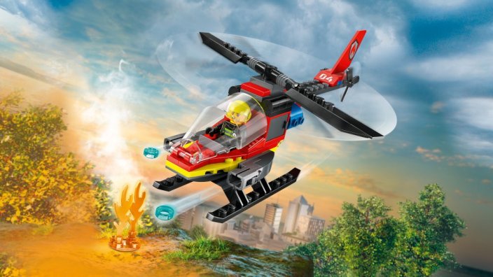 LEGO® City 60411 Strażacki helikopter ratunkowy