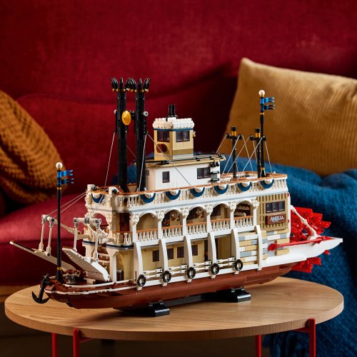 LEGO® Ideas 21356 Le bateau à vapeur du Mississippi
