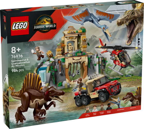 LEGO® Jurassic World 76976 Missão Aérea com Espinossauro e Quetzalcoatlus
